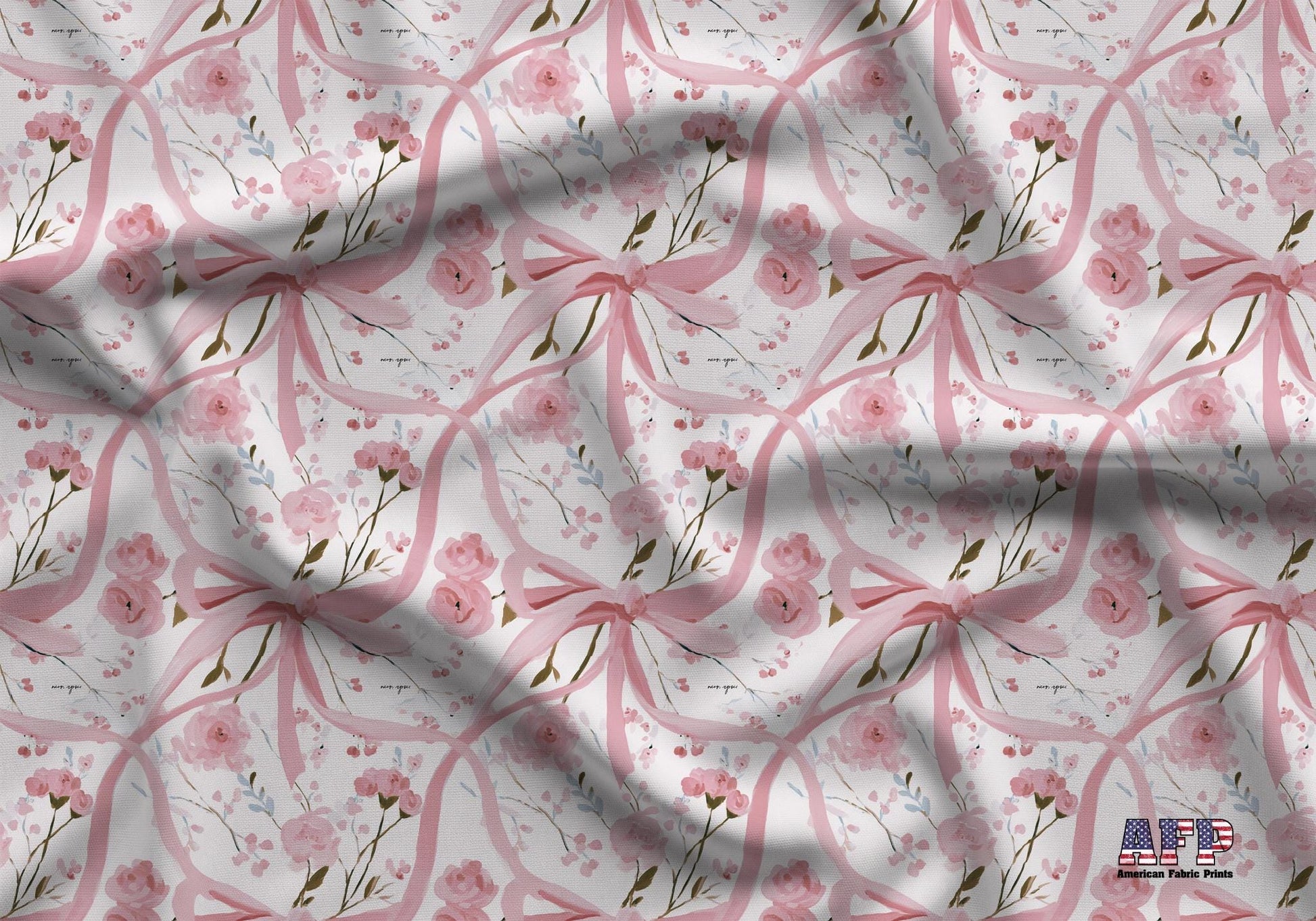 French Pink Coquette Fabric - Shop now at American Fabric Prints