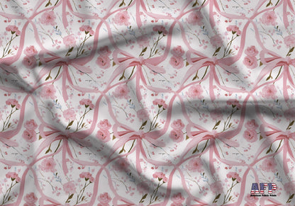 French Pink Coquette Fabric - Shop now at American Fabric Prints
