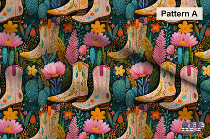 Cowgirl Cactus Fabric Bundle Set - Shop now at American Fabric Prints