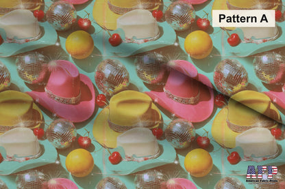 Retro Disco Cowgirl Fabric Bundle Set - Shop now at American Fabric Prints