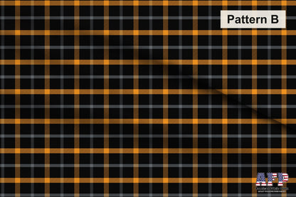 Halloween Plaid 1 Fabric Set. Choose your Patterns. Pattern B Shown. Shop now at American Fabric Prints.