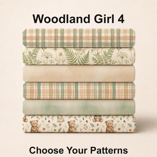 Woodland Girl 4 Fabric Bundle Set - Shop now at American Fabric Prints
