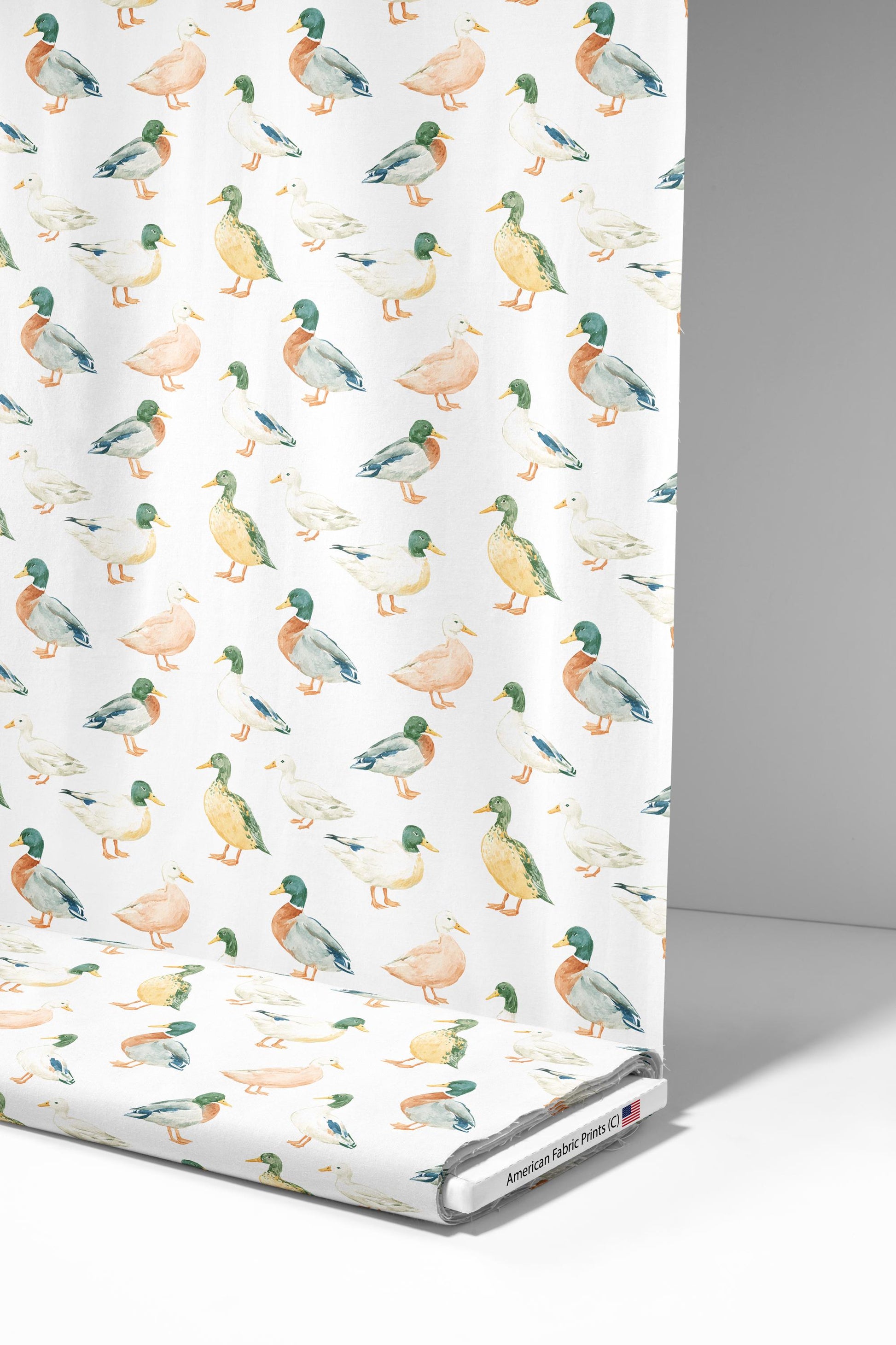 Ducks Fabric - Shop now at American Fabric Prints