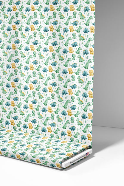 Dino Fun Fabric - Shop now at American Fabric Prints