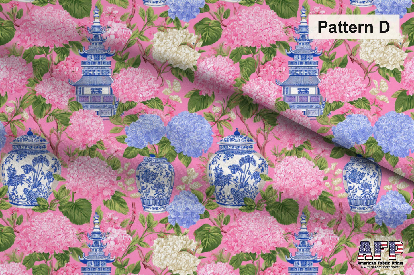 Pink Chinoiserie Mahjong Fabric Bundle Set - Shop now at American Fabric Prints