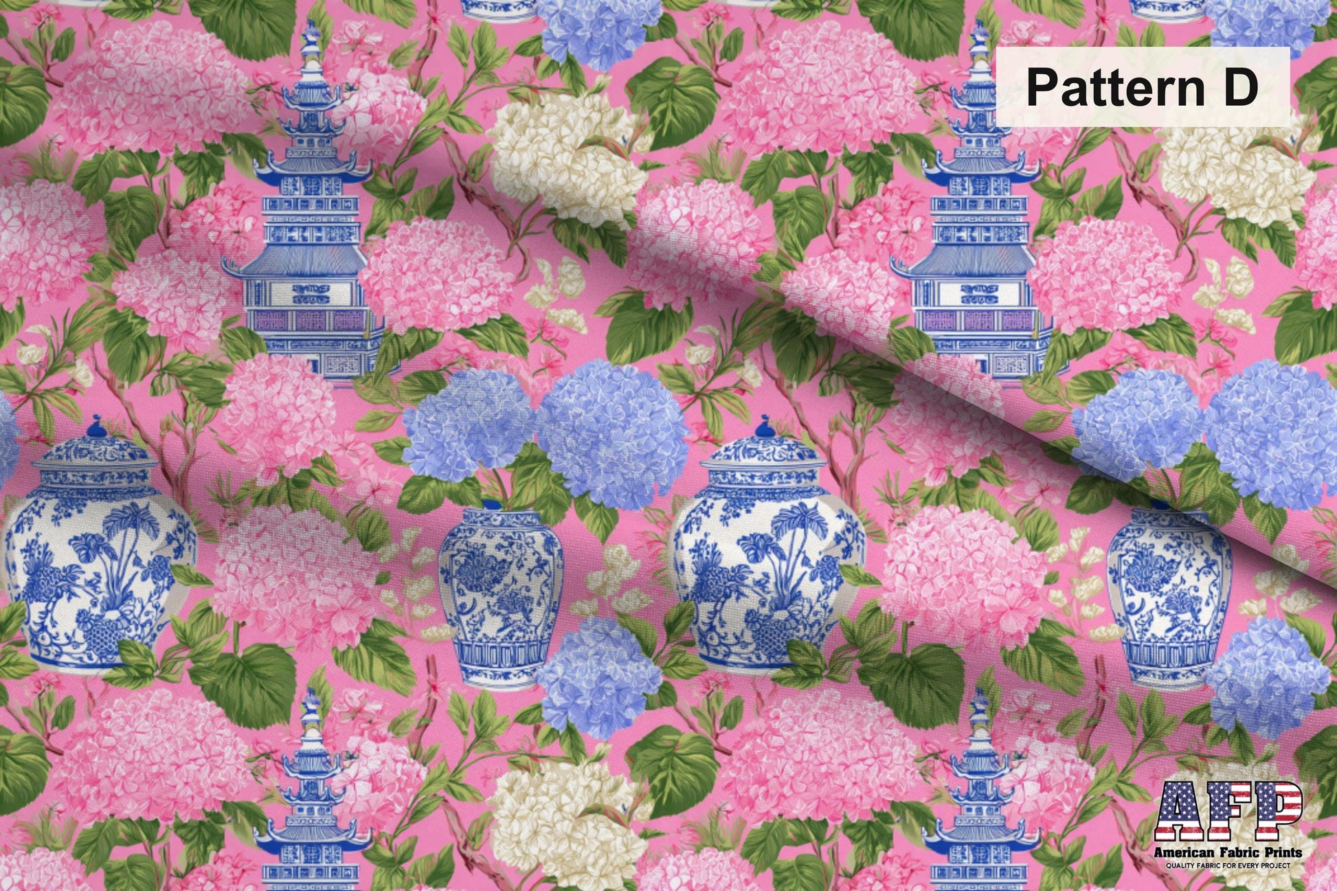 Pink Chinoiserie Mahjong Fabric Bundle Set - Shop now at American Fabric Prints