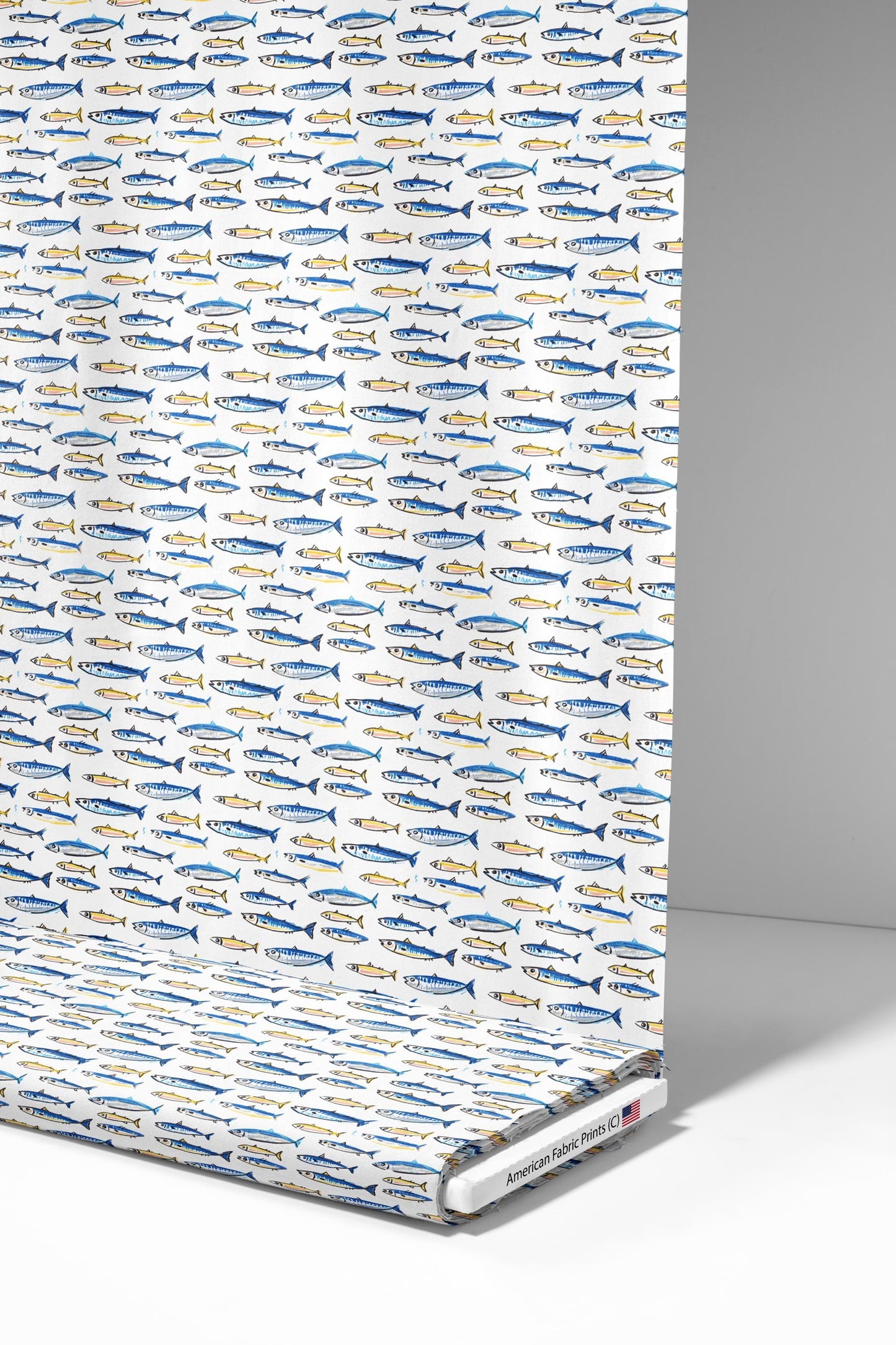 Doodle Coastal Vibes Fabric - Shop now at American Fabric Prints