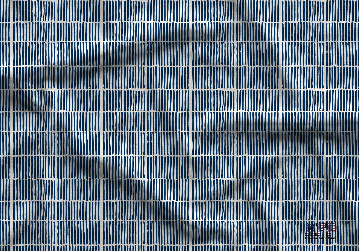 Farmhouse Block Print Fabric - Shop now at American Fabric Prints