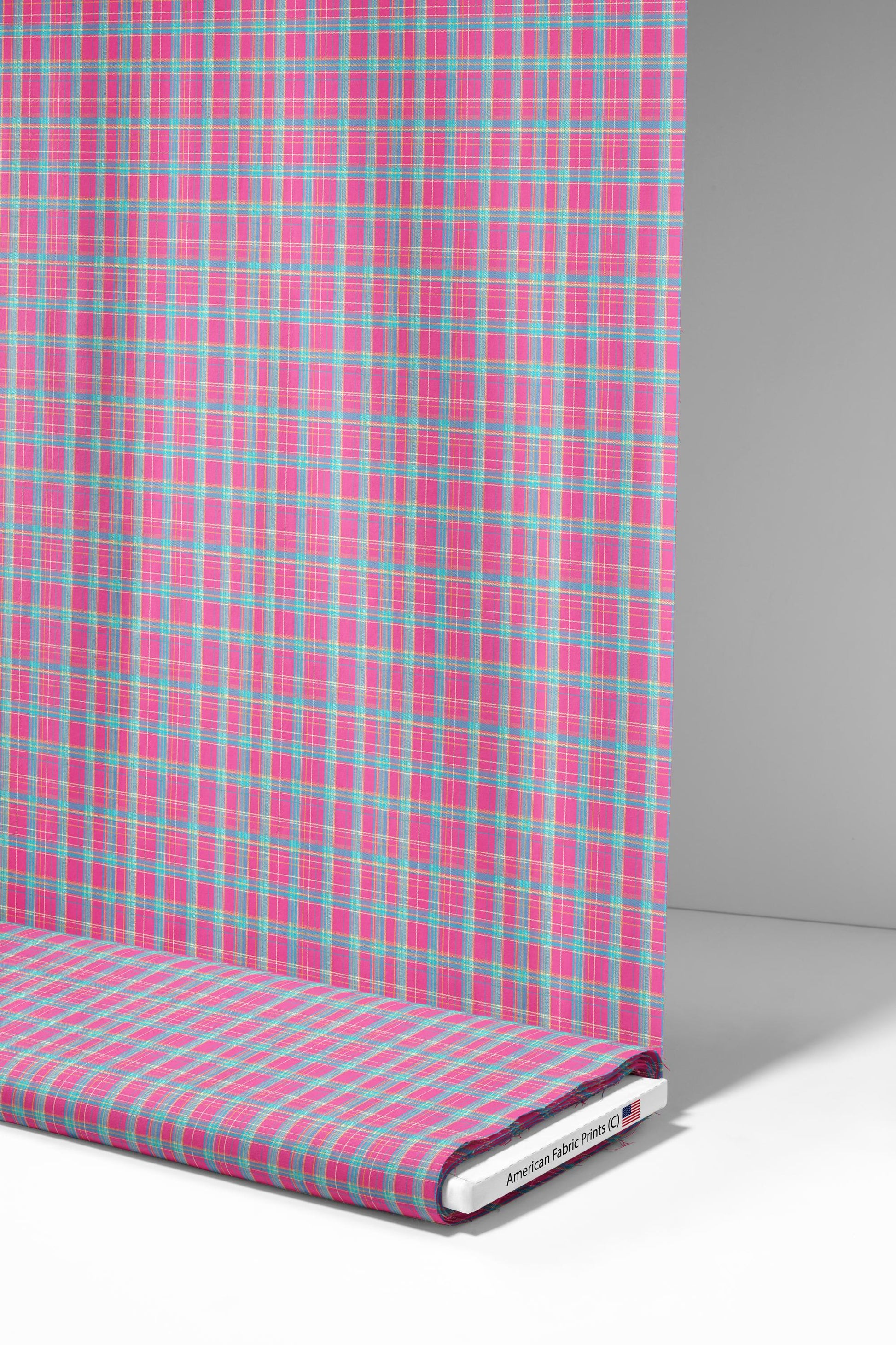 Preppy Christmas Plaid Fabric - Shop now at American Fabric Prints