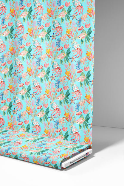 Coastal Chinoiserie Fabric - Shop now at American Fabric Prints