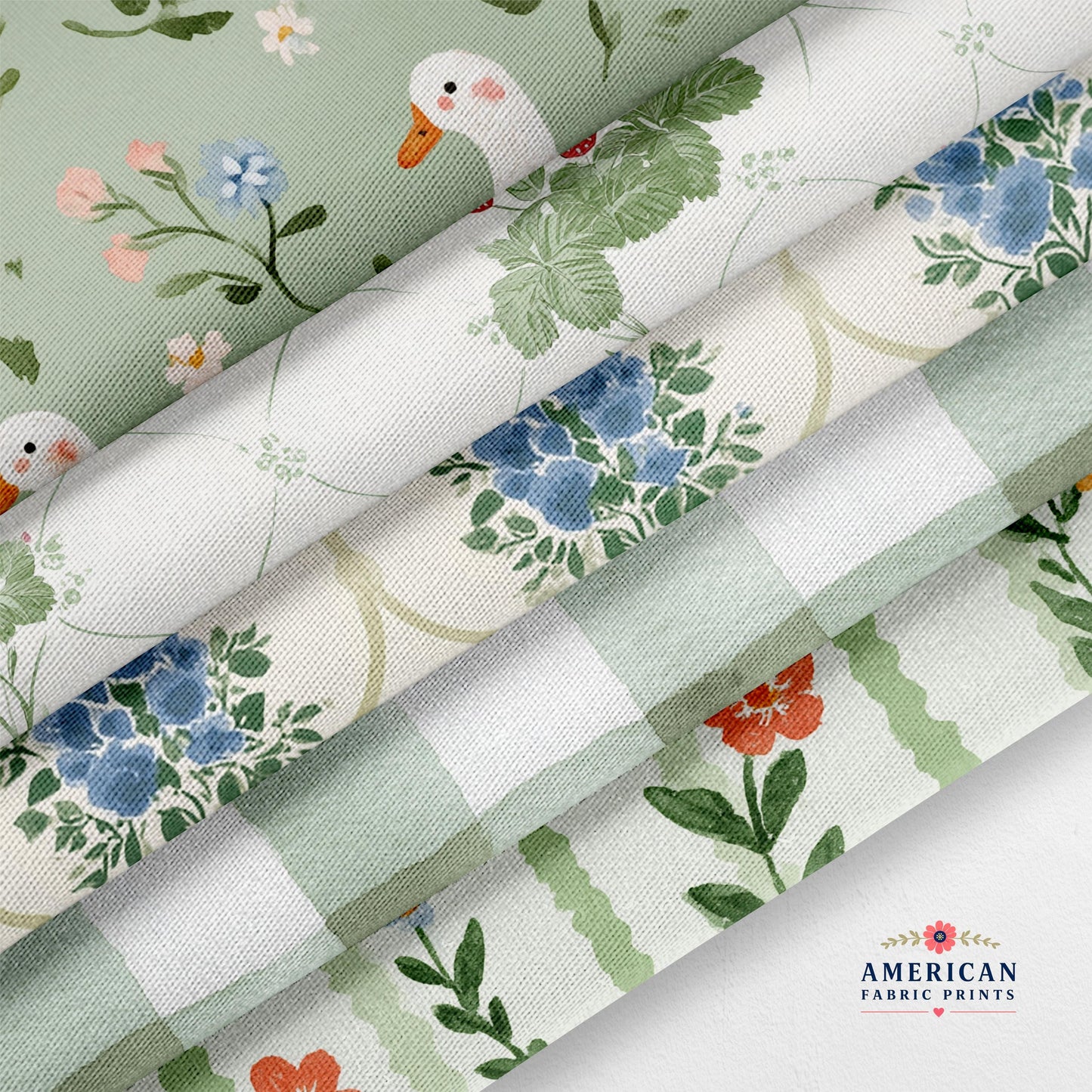 Petite Goose 2 Fabric Bundle Set - Shop now at American Fabric Prints