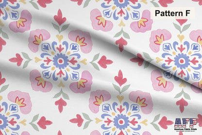 Scandinavian Folk Art Fabrics. Shop now at American Fabric Prints.