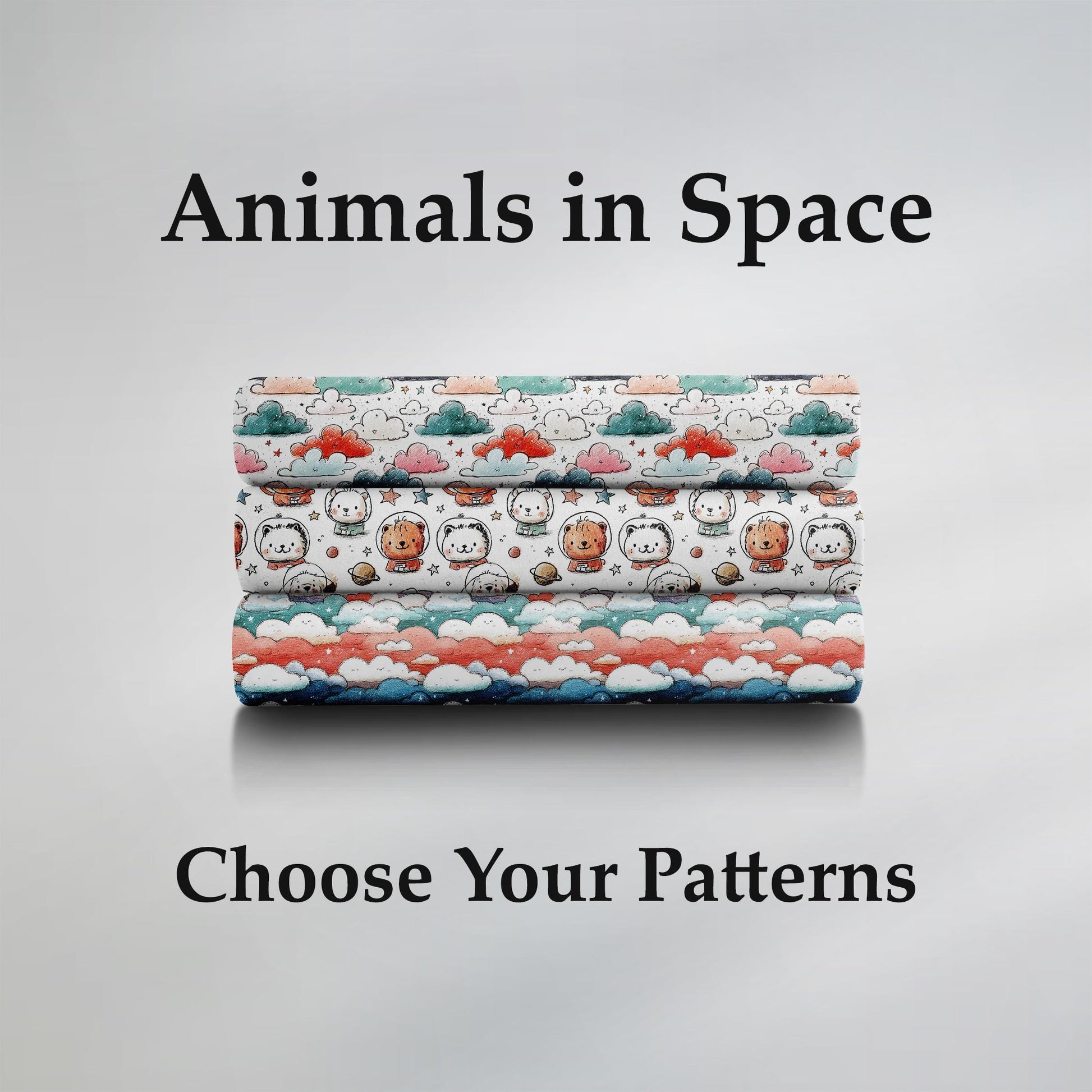 Animals in Space Fabric Bundle Set - Shop now at American Fabric Prints