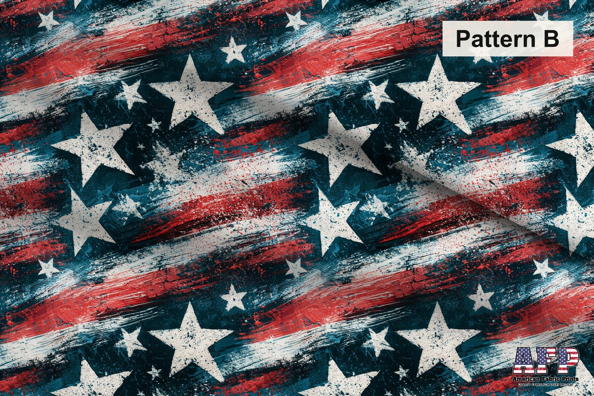USA Grunge Fabric Bundle Set - Shop now at American Fabric Prints