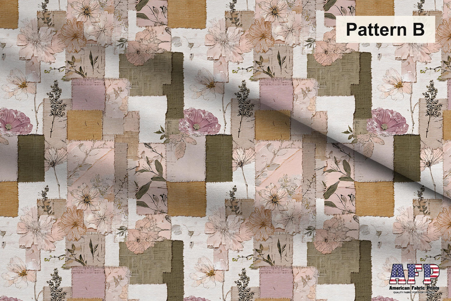Farmhouse Cottagecore Patchwork Fabric Bundle Set - Shop now at American Fabric Prints