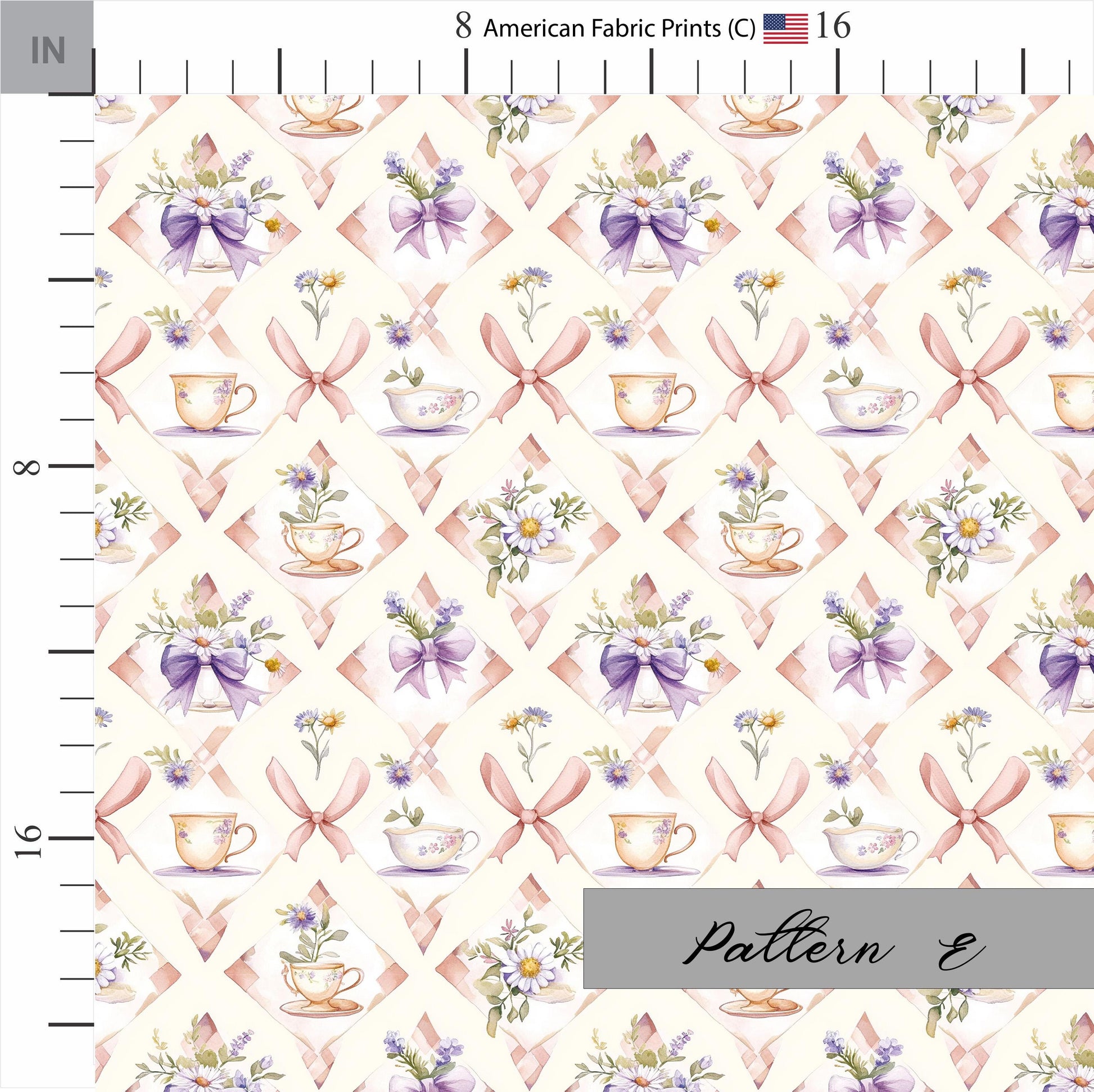 Shabby Chic Tea Party Fabric Coordinates. Shop now at American Fabric Prints.