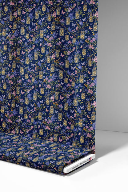 Jar Night Lights Fabric - Shop now at American Fabric Prints
