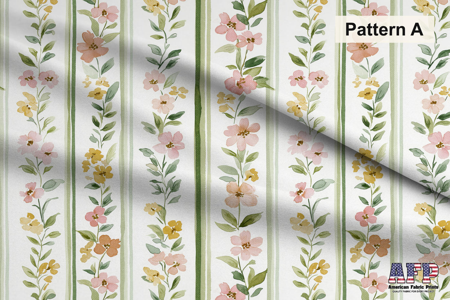 Pastel Floral Fabric Collection. Shop now at American Fabric Prints.