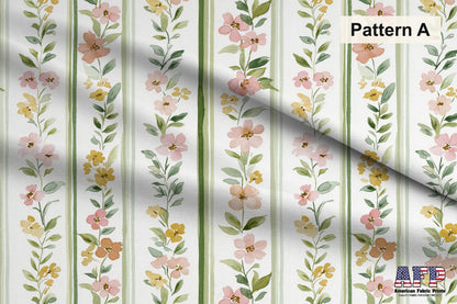 Pastel Floral Fabric Collection. Shop now at American Fabric Prints.