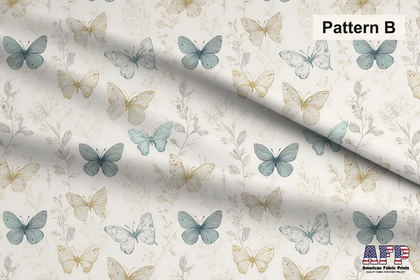 Boho Spring Butterfly Fabric Bundle Set - Shop now at American Fabric Prints