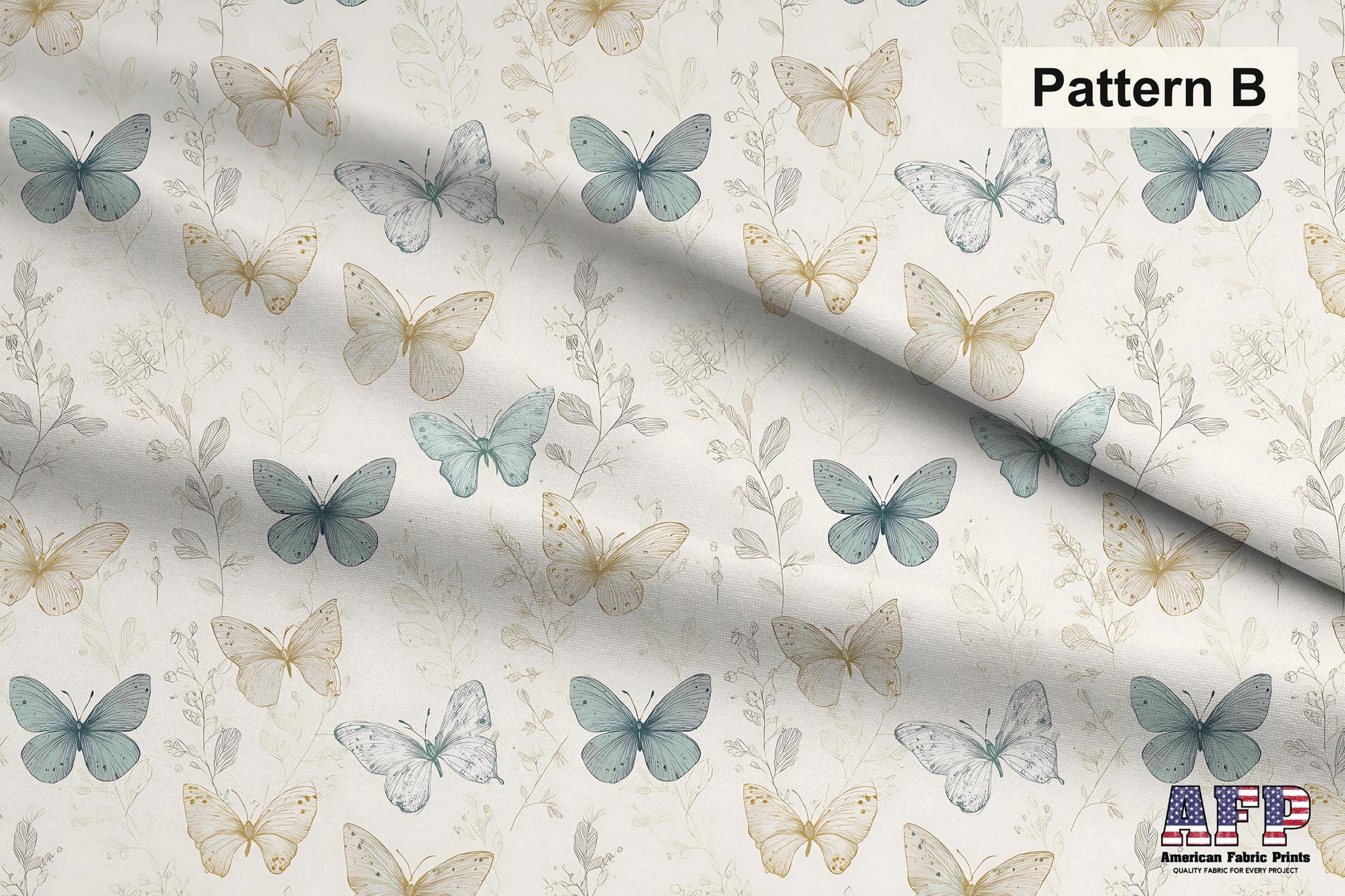 Boho Spring Butterfly Fabric Bundle Set - Shop now at American Fabric Prints