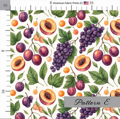 Summer Fruit Quilting Fabric | Fruit Fabric Coordinates | Several Patterns to Choose From | Cotton Quilt Fabric | by American Fabric Prints