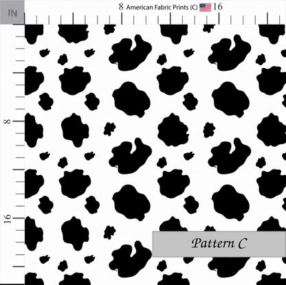Cow Print Coordinates. Cotton Quilting Fabric. Shop now at American Fabric Prints.