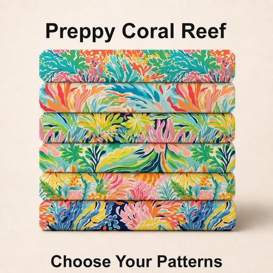 Preppy Coral Reef Fabric Bundle Set - Shop now at American Fabric Prints