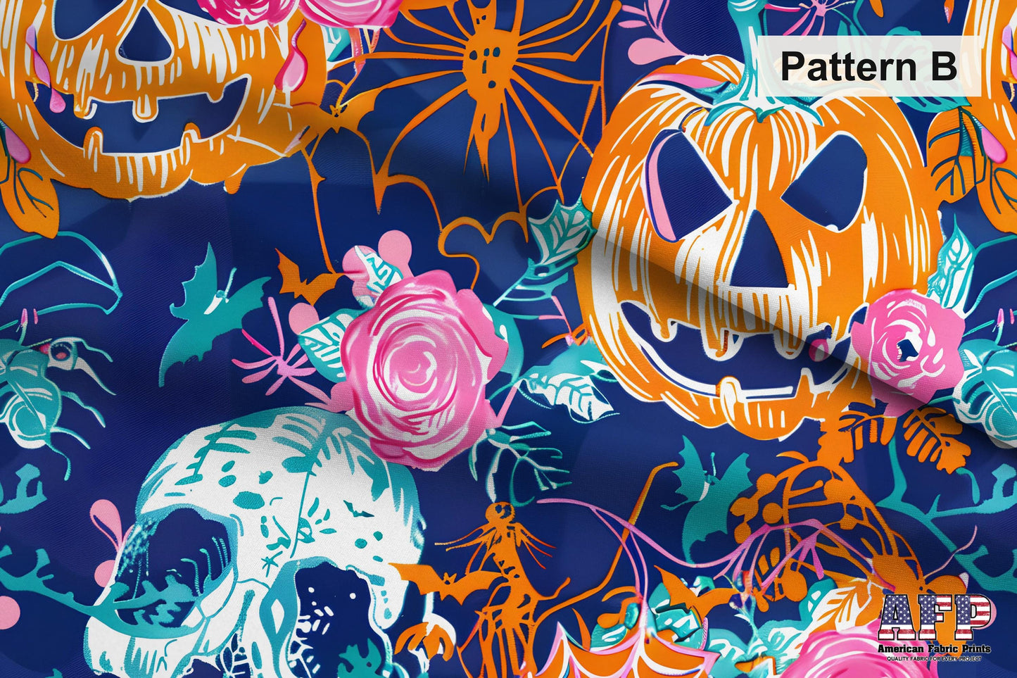 Preppy Bright Halloween Fabric Bundle Set - Shop now at American Fabric Prints