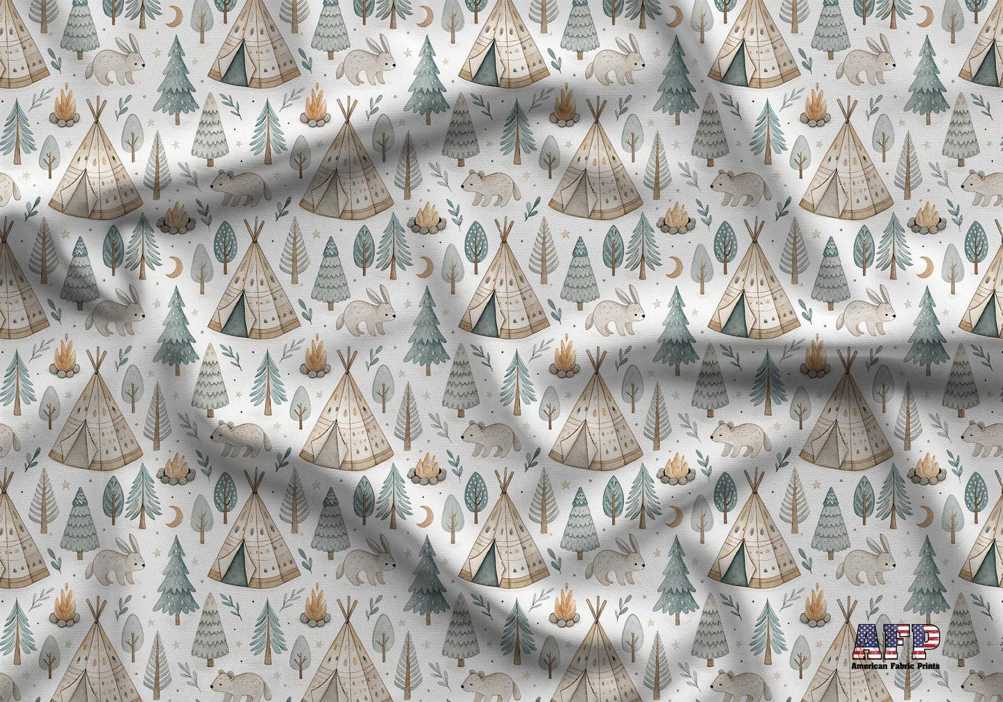 Boho Woodland Fabric - Shop now at American Fabric Prints