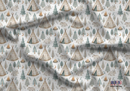 Boho Woodland Fabric - Shop now at American Fabric Prints