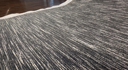 Gray / Grey and White Chenille Woven Fabric. Backing already attached. Shop now at American Fabric Prints.