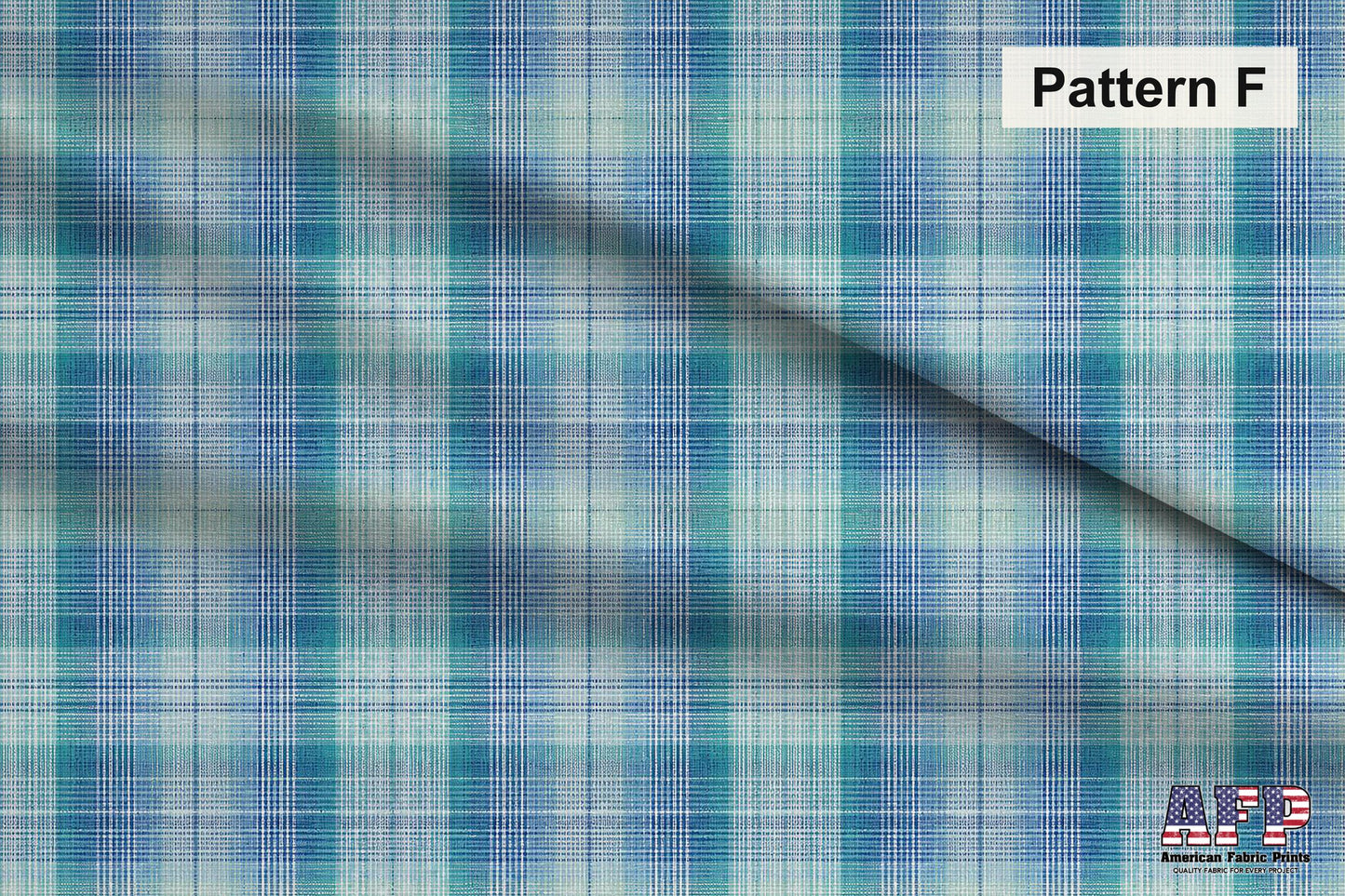 Azure Plaid Fabric Bundle Set - Shop now at American Fabric Prints