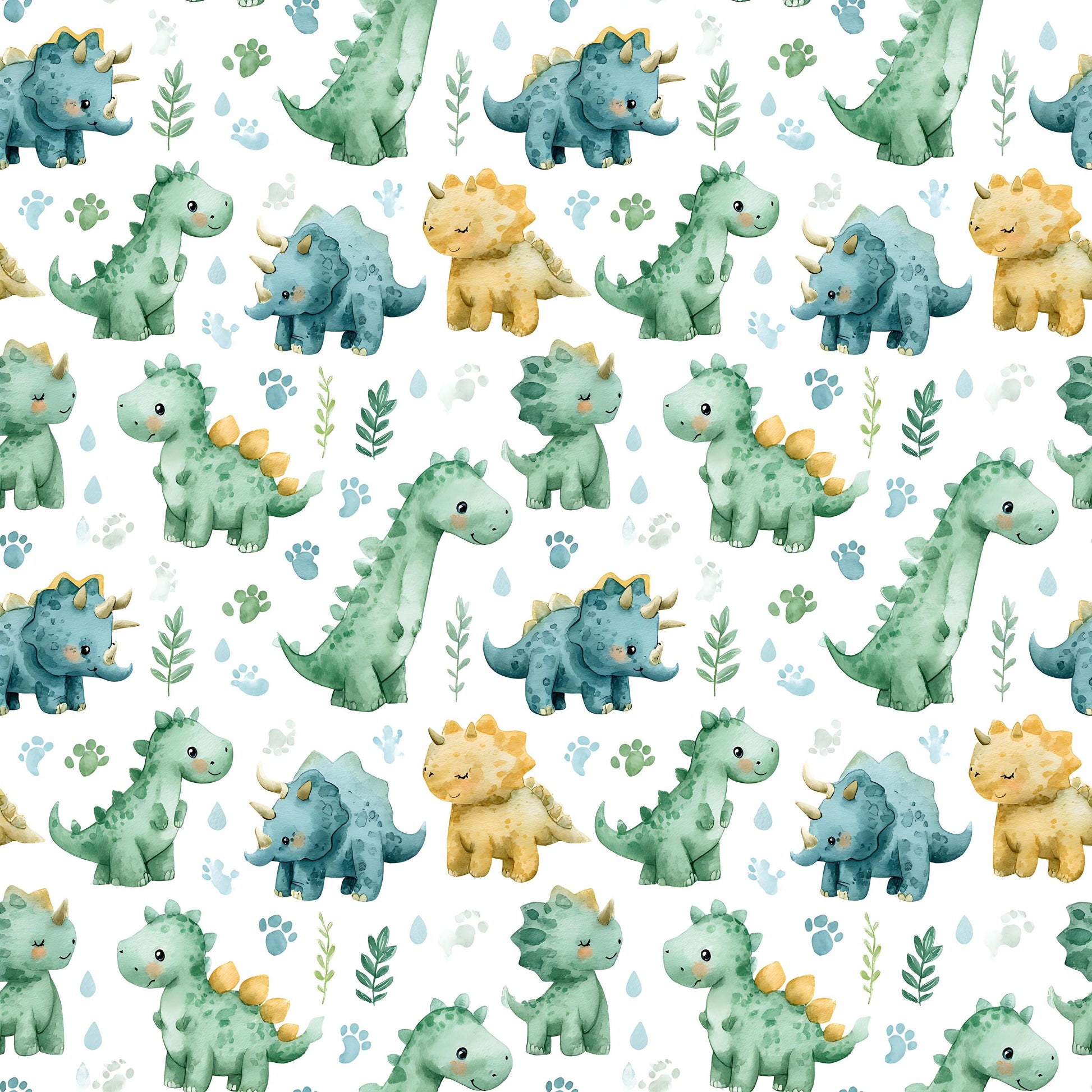 Dino Fun Fabric - Shop now at American Fabric Prints