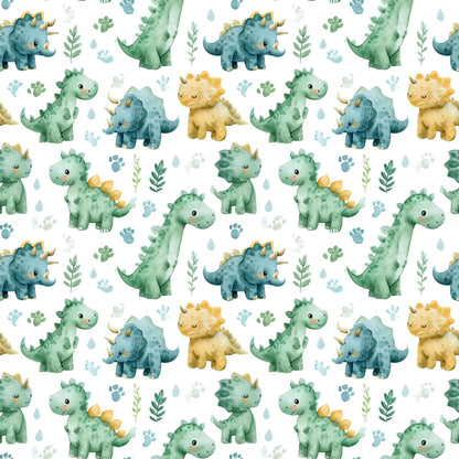Dino Fun Fabric - Shop now at American Fabric Prints