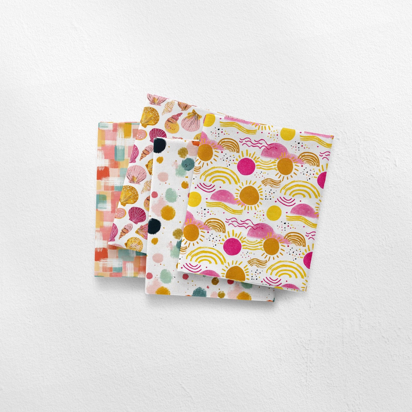 Folk Art Beach Fabric Bundle Set - Shop now at American Fabric Prints