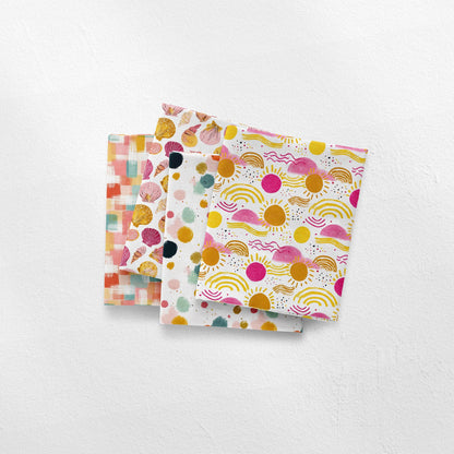 Folk Art Beach Fabric Bundle Set - Shop now at American Fabric Prints