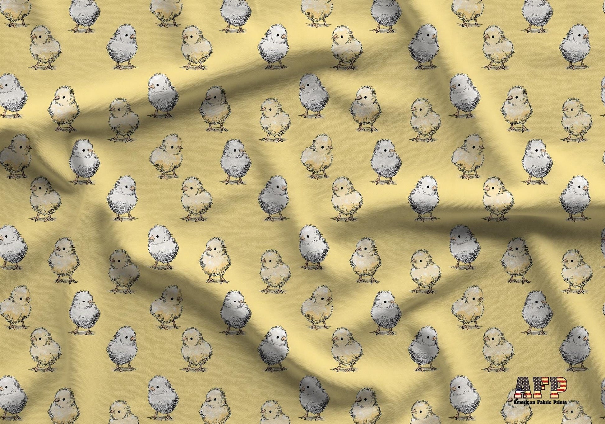 Easter Chicks Fabric - Shop now at American Fabric Prints