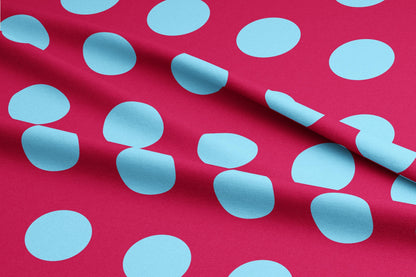 Polka-Dot Pattern Upholstery Fabric, Choose Your Color, Upholstery Fabric by the Yard, Custom Made Fabric, Polka-Dot Fabric by the Yard