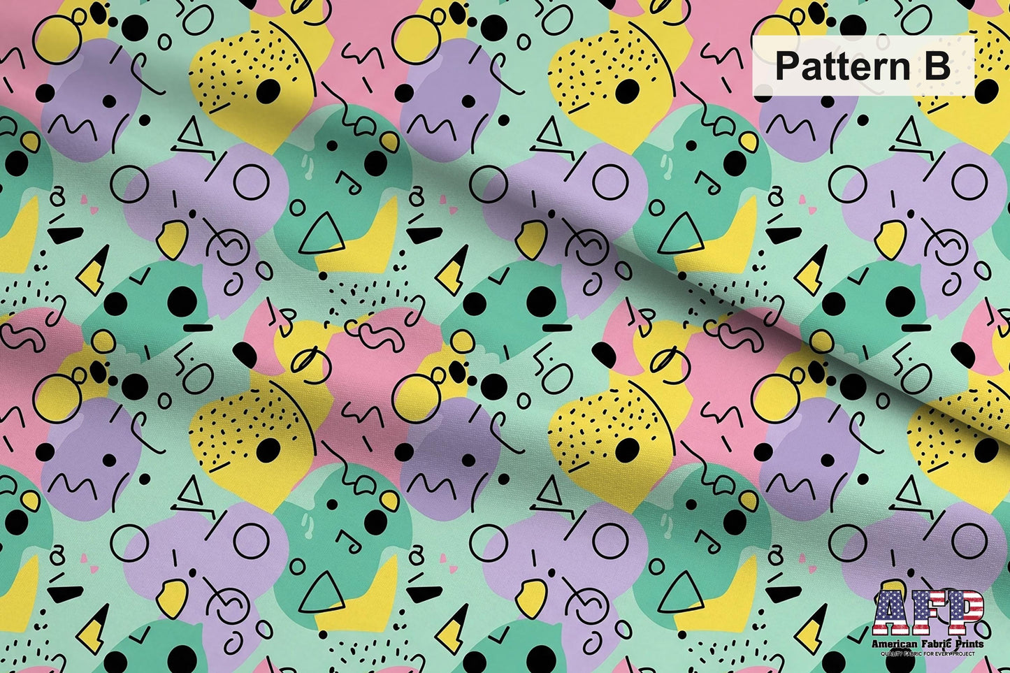 Colorful Abstract Fabric Bundle Set - Shop now at American Fabric Prints