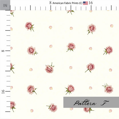 Coquette Aesthetic Fabric 1 Bundle. Pattern F. Shop now at American Fabric Prints.