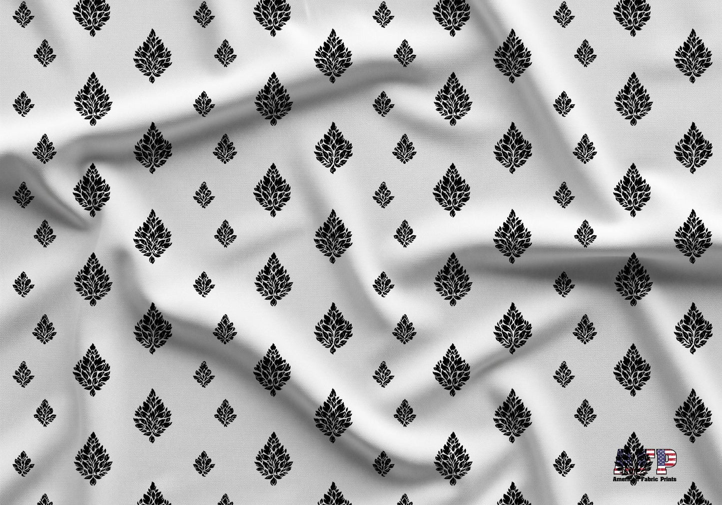 Ink Teared Black Fabric - Shop now at American Fabric Prints