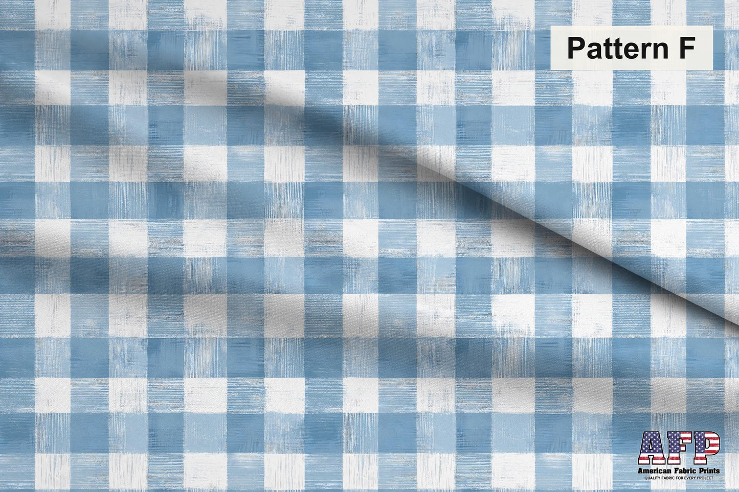 Country Blue Gingham Fabric Bundle Set - Shop now at American Fabric Prints