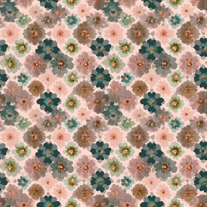 Soft Boho Floral Fabric - Shop now at American Fabric Prints