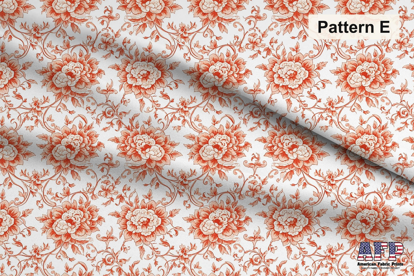 Coral Floral 2 Fabric Bundle Set - Shop now at American Fabric Prints
