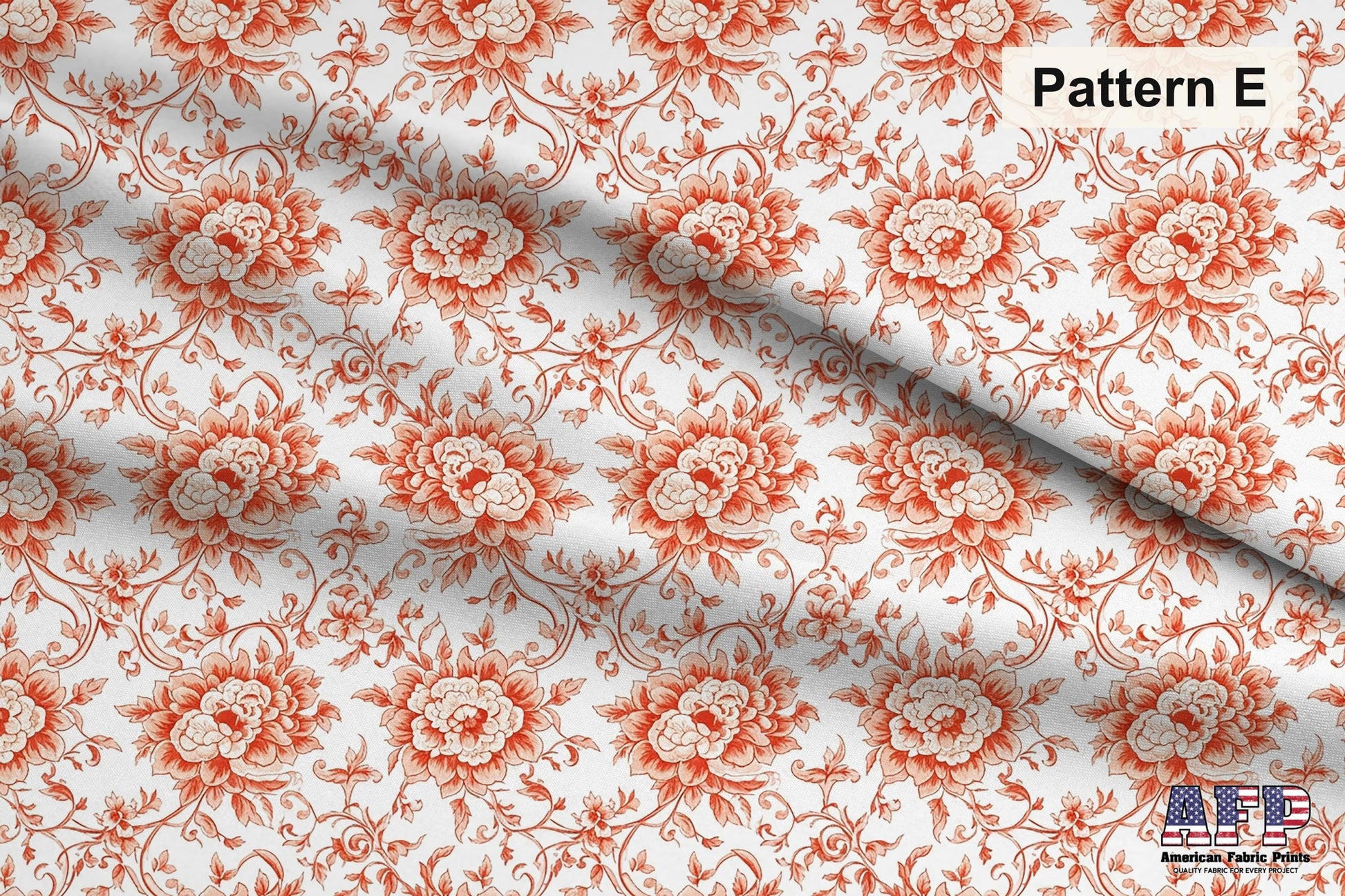 Coral Floral 2 Fabric Bundle Set - Shop now at American Fabric Prints