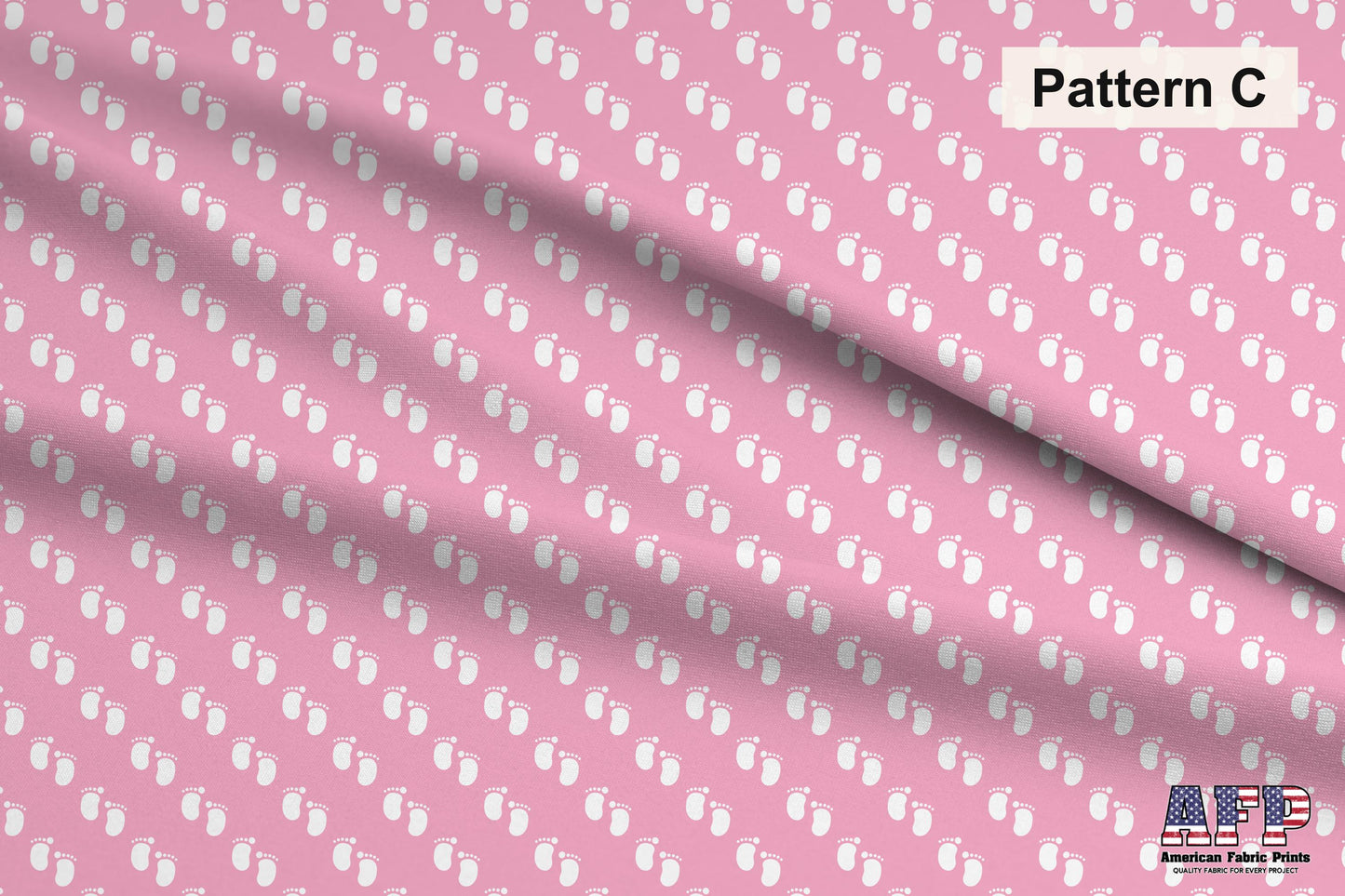 Baby Pink 2 Fabric Collection. Choose Your Patterns or select them all for a coodinated set. Pattern C Shown. Shop now at American Fabric Prints.