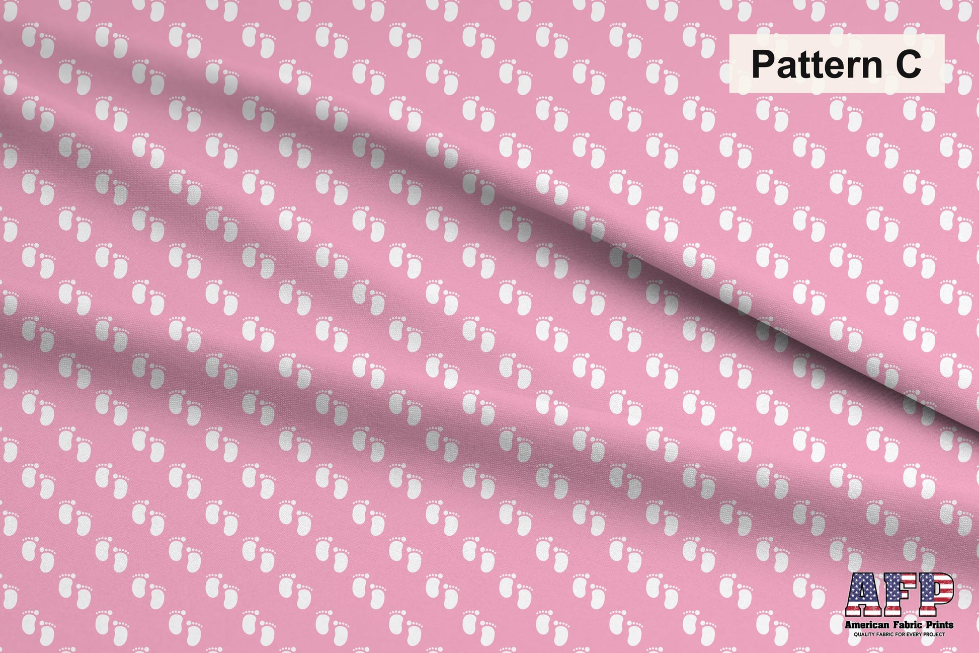 Baby Pink 2 Fabric Collection. Choose Your Patterns or select them all for a coodinated set. Pattern C Shown. Shop now at American Fabric Prints.