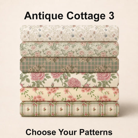 Antique Cottage 3 Fabric Bundle Set - Shop now at American Fabric Prints