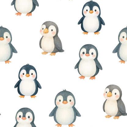 Little Penguins Fabric - Shop now at American Fabric Prints